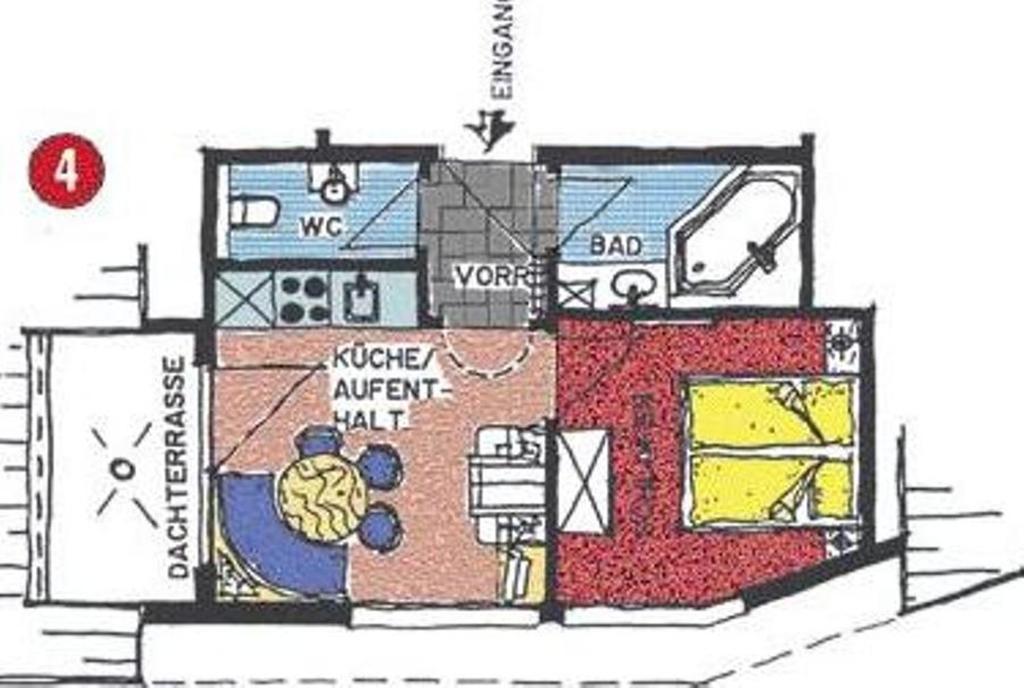 Appartement Lärchenhof Samnaun Zimmer foto